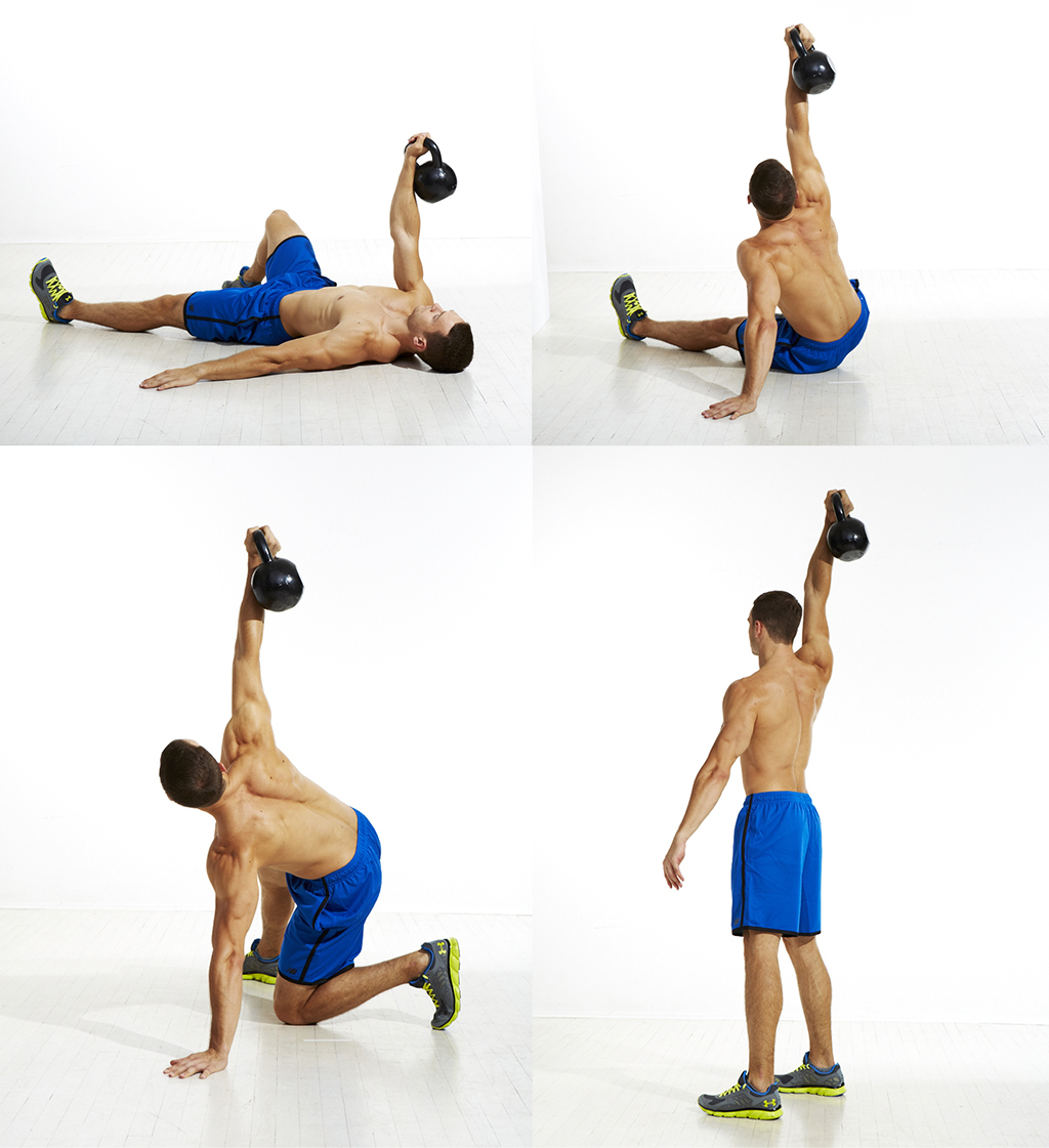 turkish getup kettlebell workout