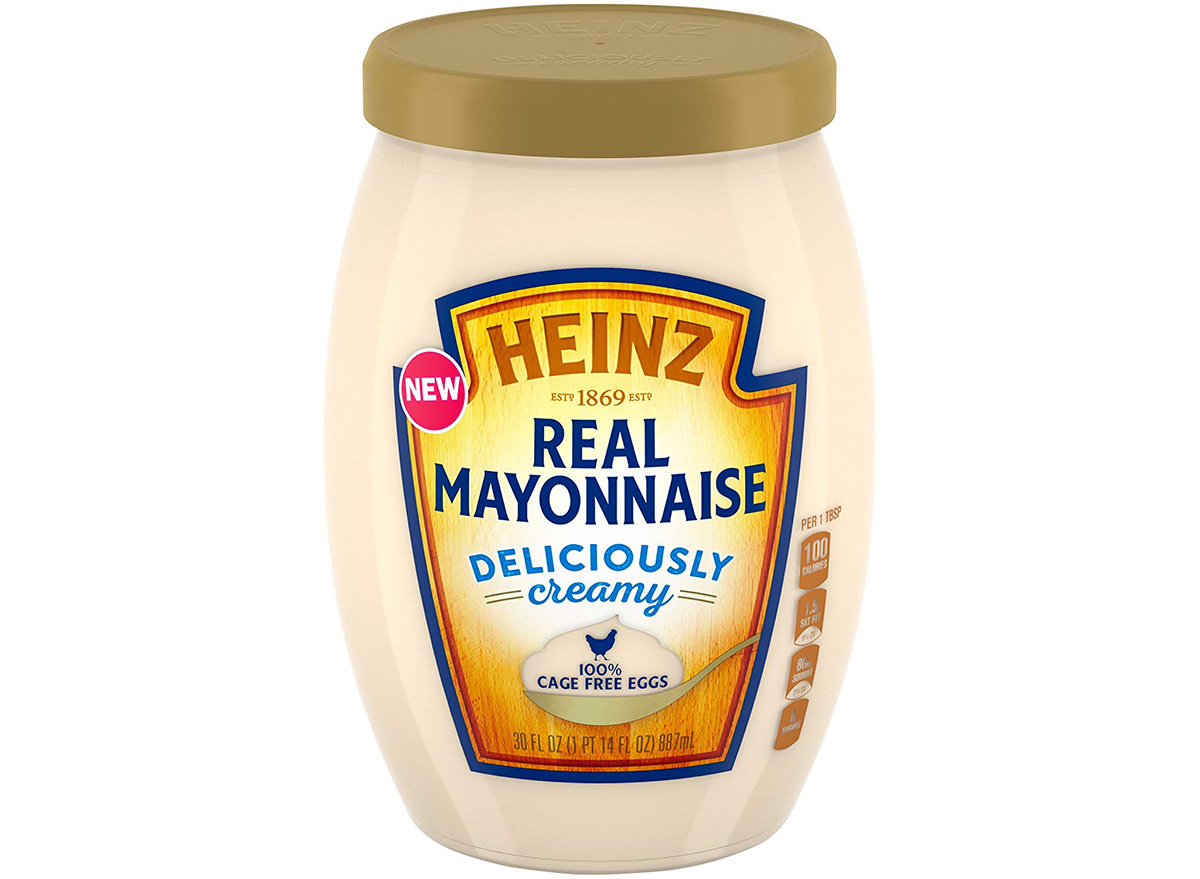 heinz real mayonnaise in packaging