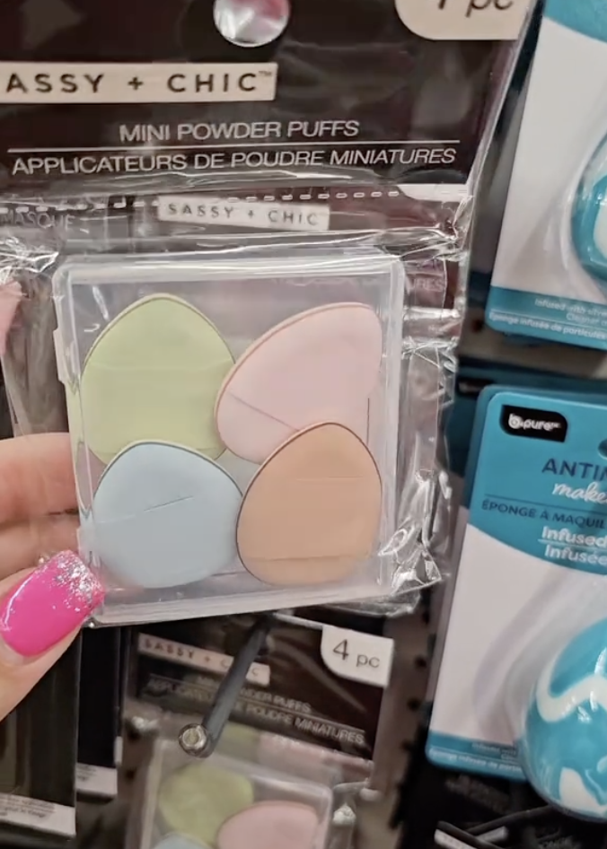 small powder puff makeup dollar tree