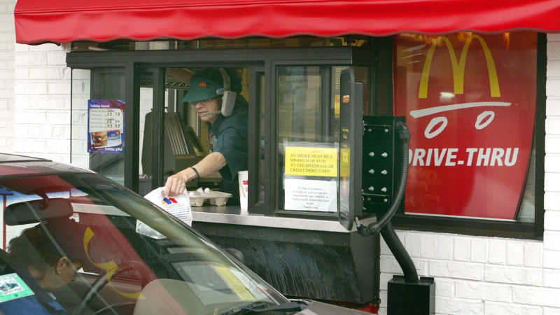 Image result for mcdonald's drive thru