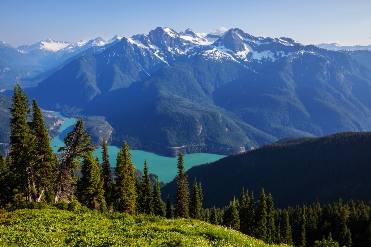 diablo lake, Washington state, scenery