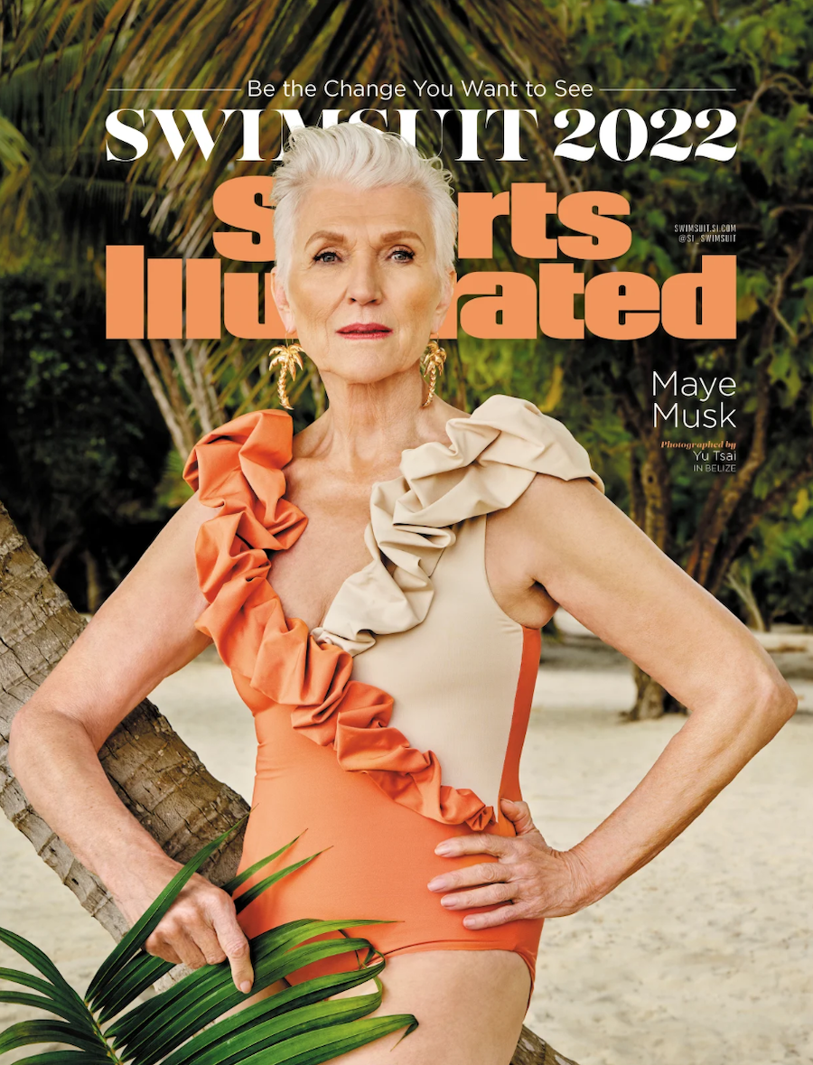 Maye Musk on the cover of 