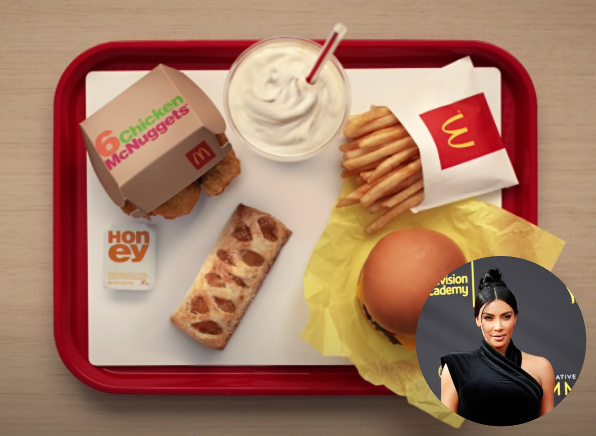 kim kardashian mcdonalds meal