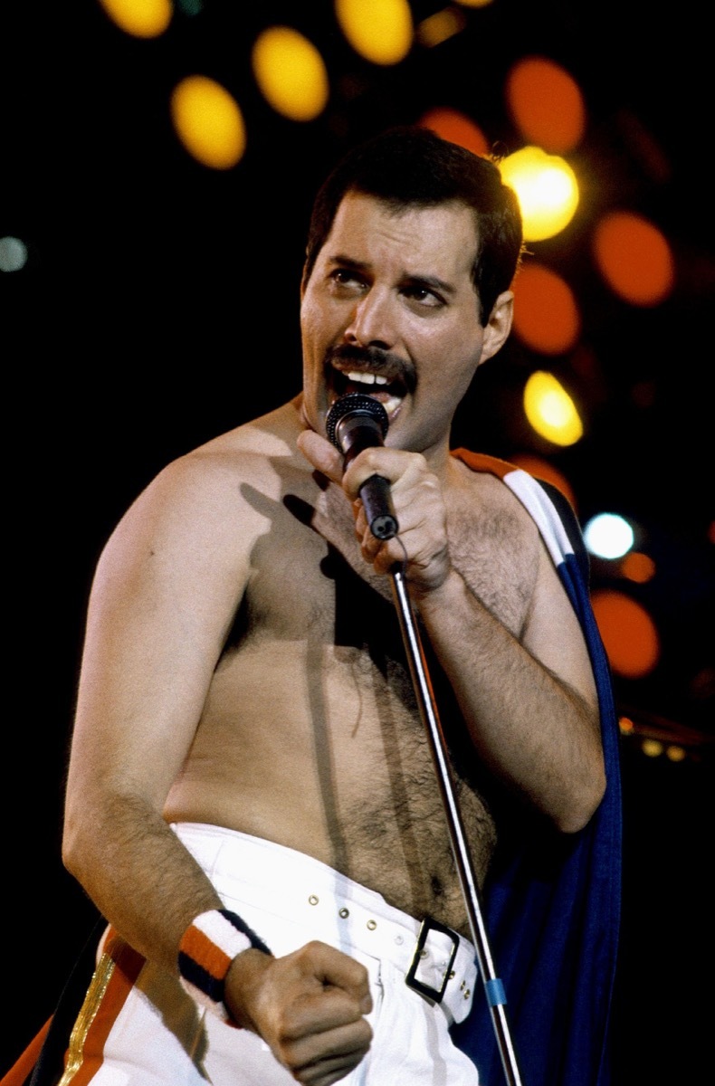 BPTY5C FREDDIE MERCURY SINGER QUEEN (1980), biggest male icon