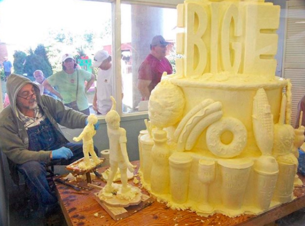 Big E Butter Sculpture fairs