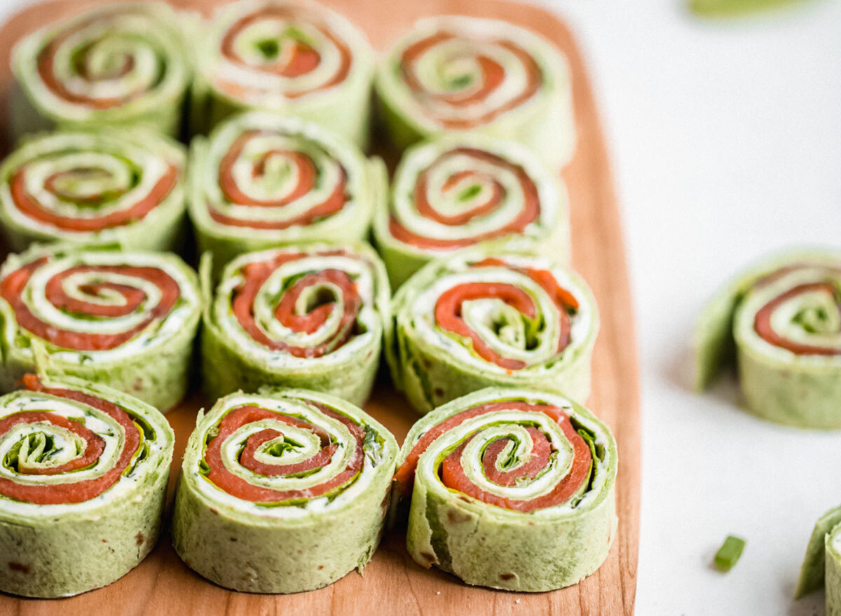 salmon pinwheels