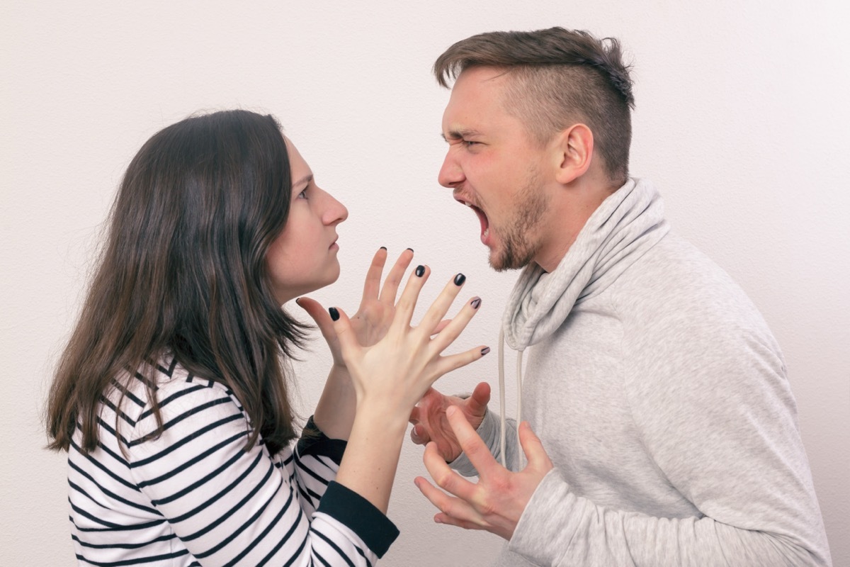 Couple Yelling at Each Other