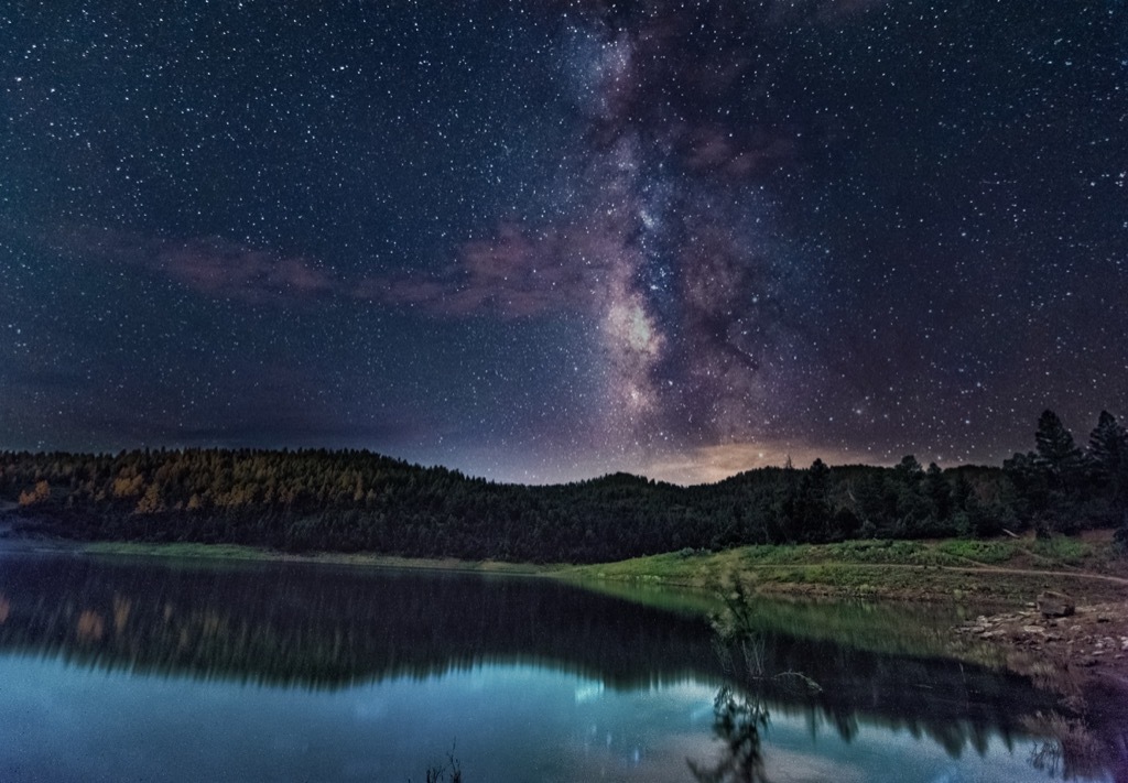 a starry night in ruidoso new mexico