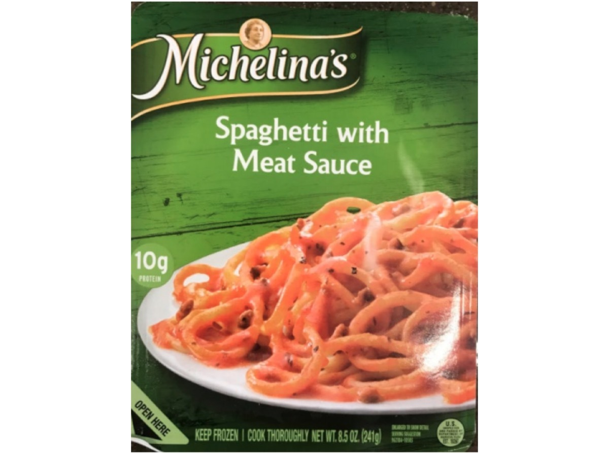 Michelina's Spaghetti with Meat Sauce recall, package