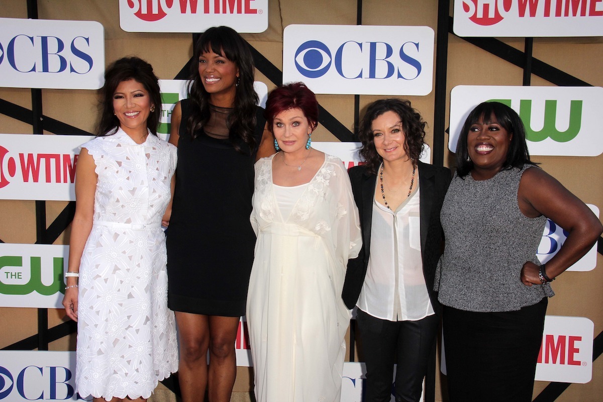 Julie Chen, Aisha Tyler, Sharon Osbourne, Sara Gilbert, and Sheryl Underwood at the CBS, Showtime, CW 2013 TCA Summer Stars Party