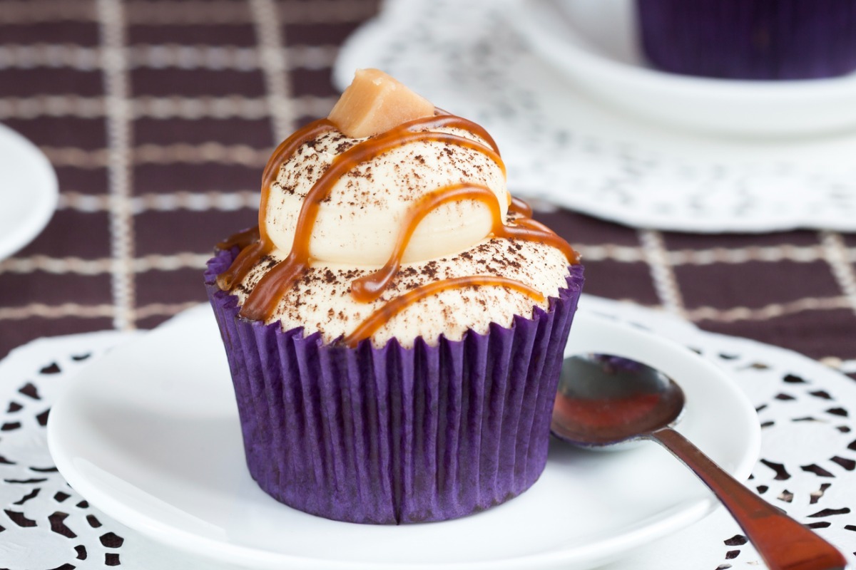 coffee flavored cupcake