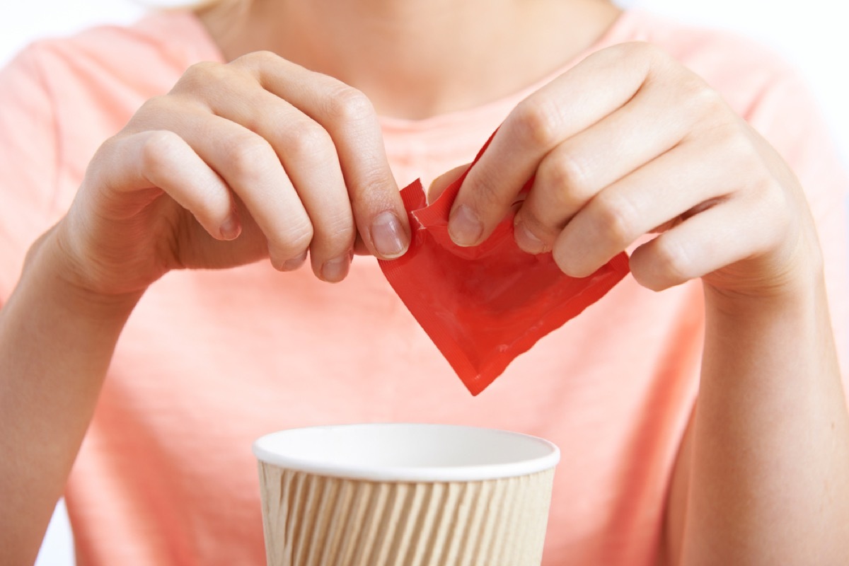 artificial sweetener in coffee 