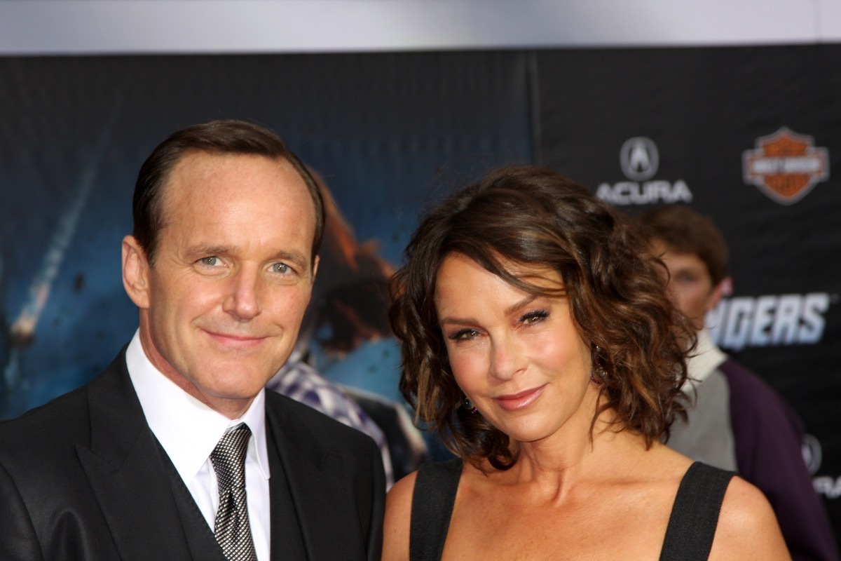 Clark Gregg and Jennifer Grey