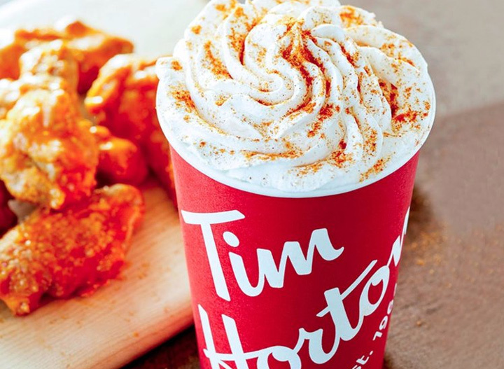 Tim Hortons buffalo latte