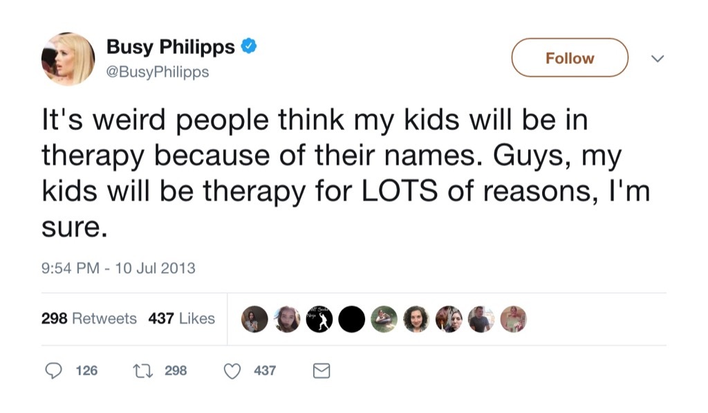 Busy Phillips funny tweet