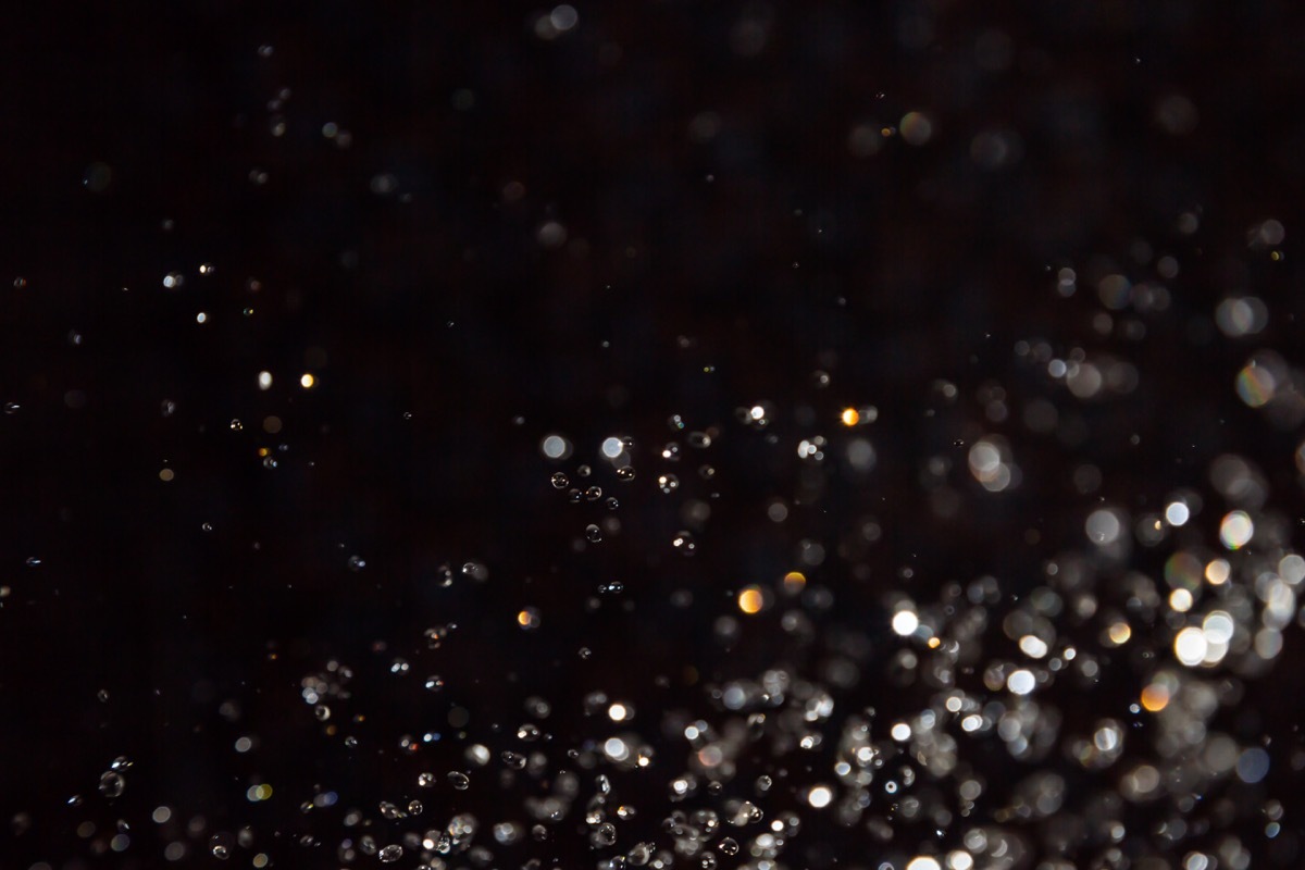 black brokeh texture