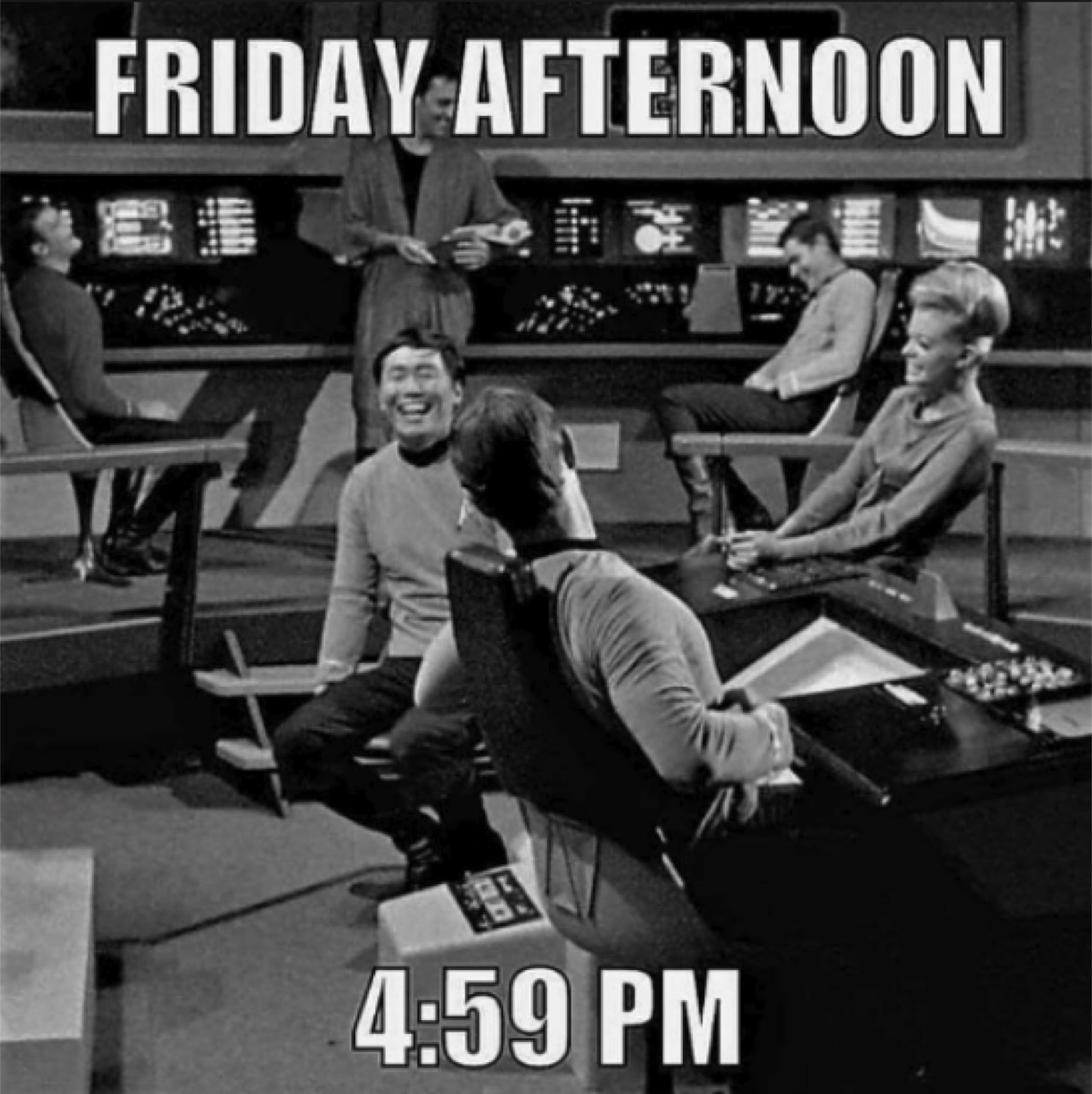 star trek friday meme