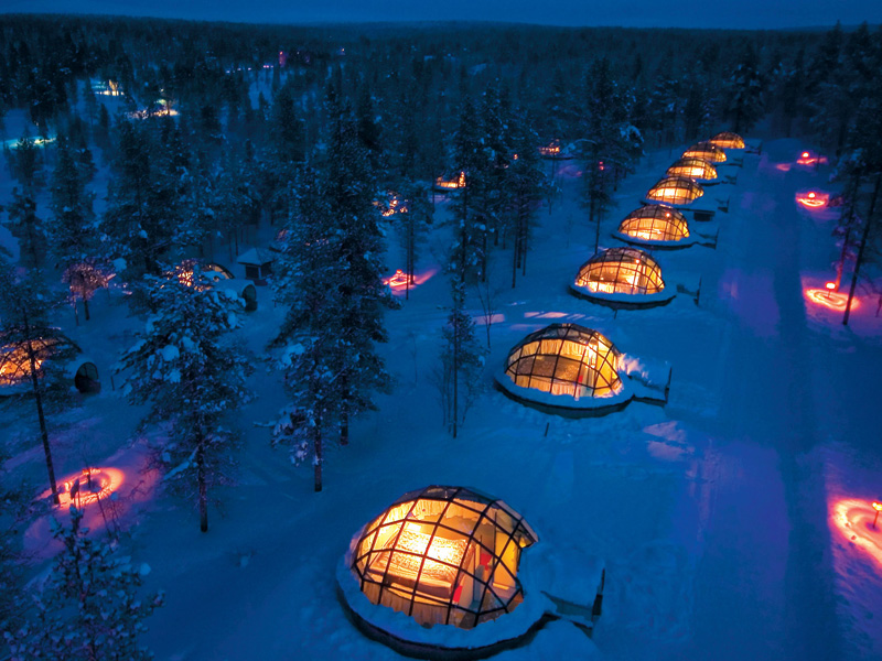 1) Hotel Kakslauttanen, Finland. 1