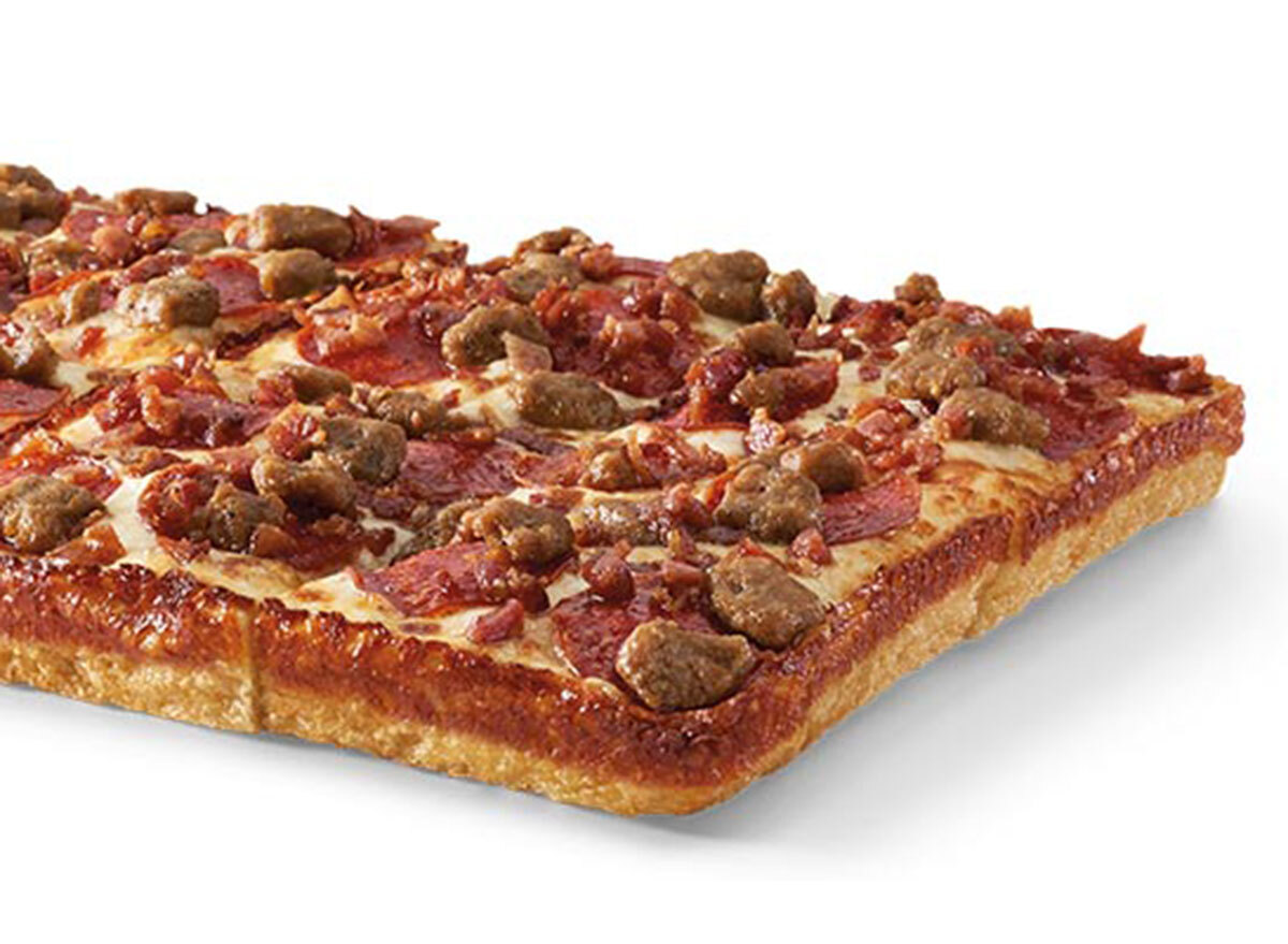 Little caesars deep dish 3 meat treat