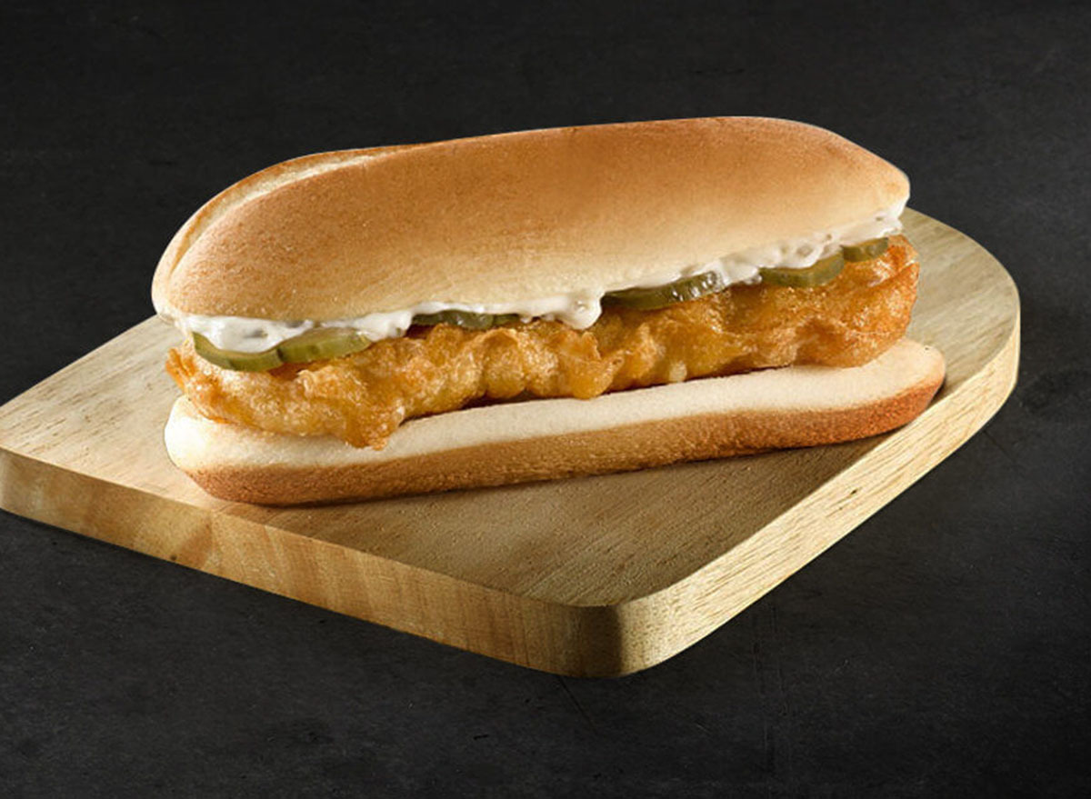 long john silvers crispy fish sandwich