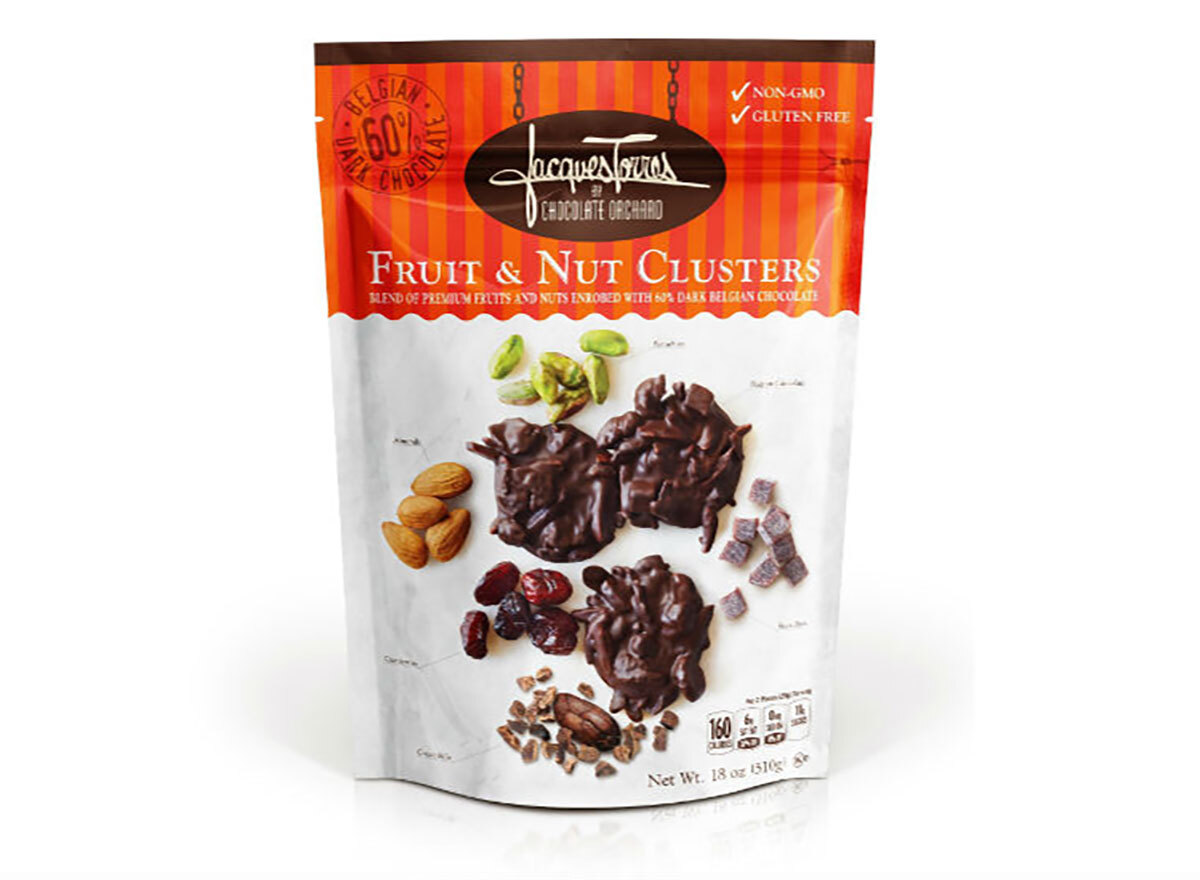 bag of jacques torres fruit and nut clusters