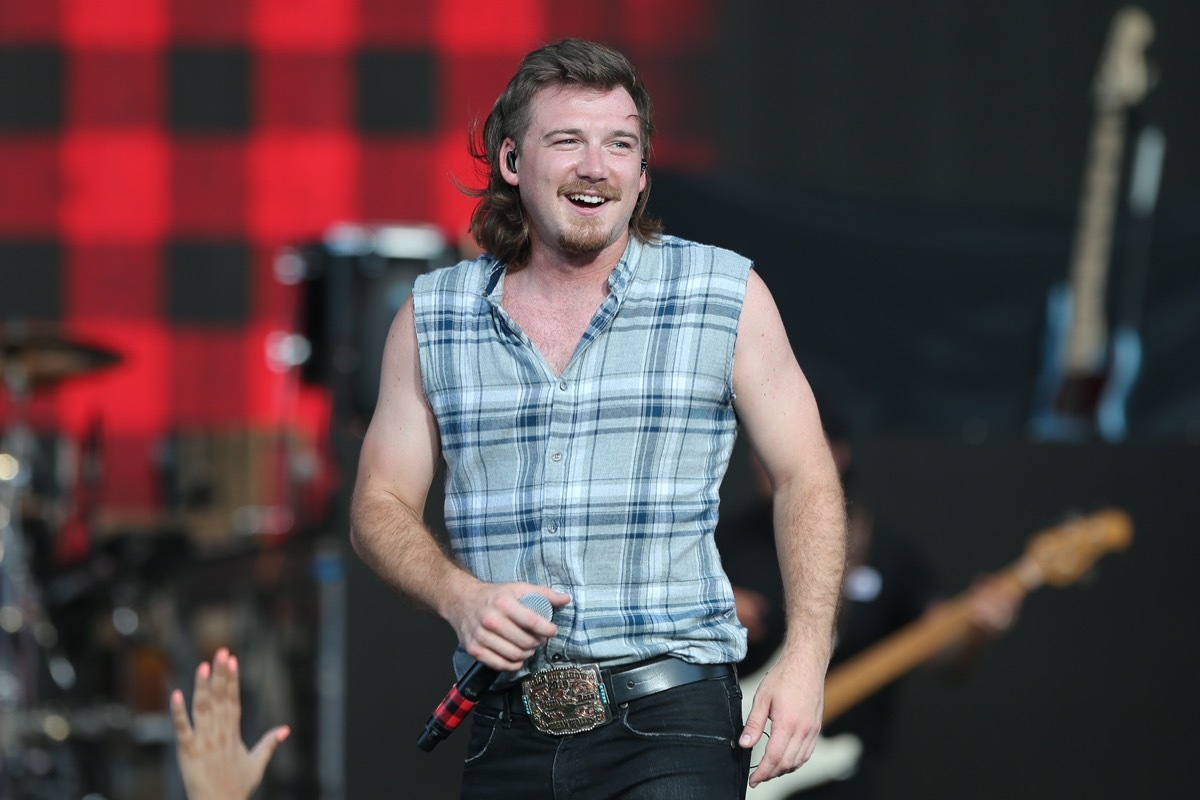 morgan wallen performing on stage