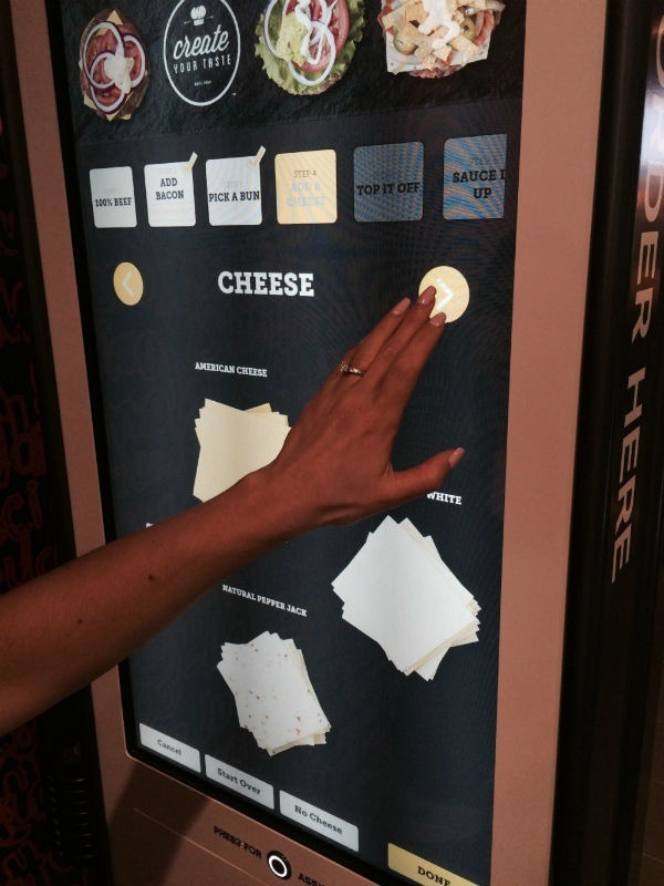 create your taste kiosk