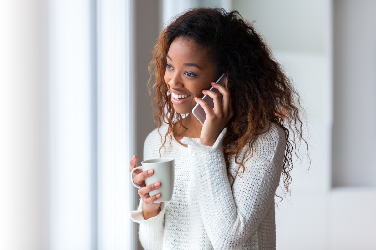 Woman on phone with doctor's office