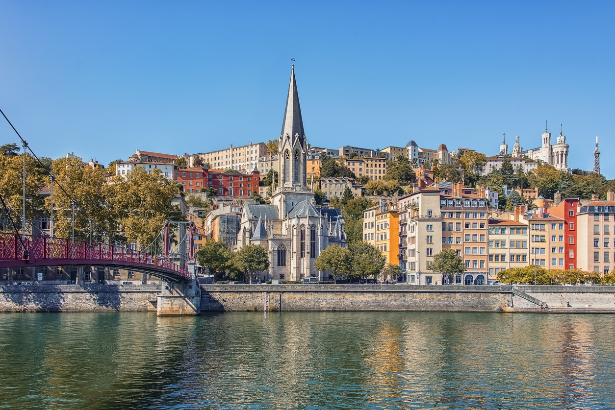 City of Lyon in daytime