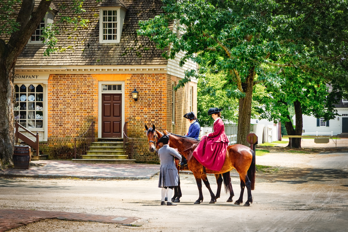 Williamsburg, Virginia small town