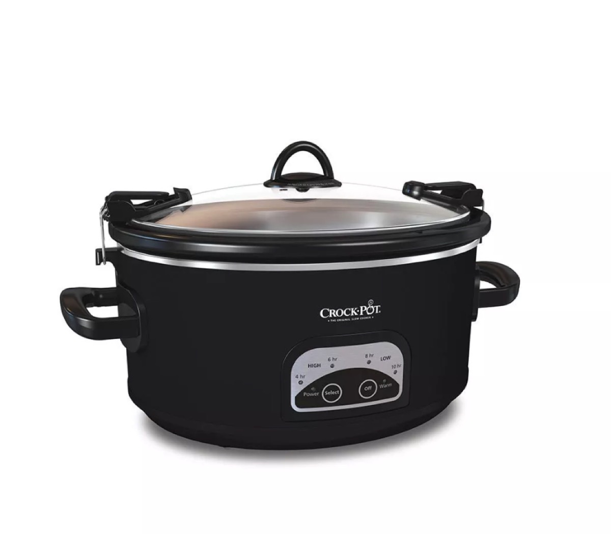 black crockpot slow cooker