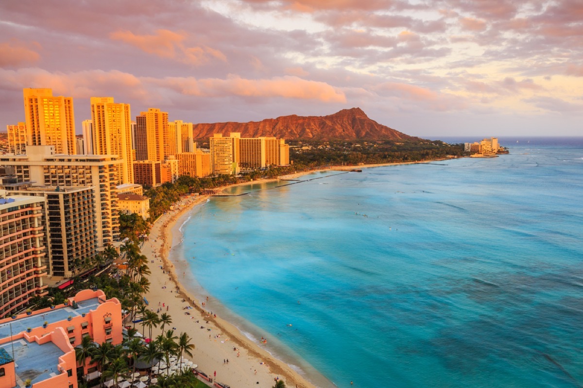 coast of honolulu hawaii