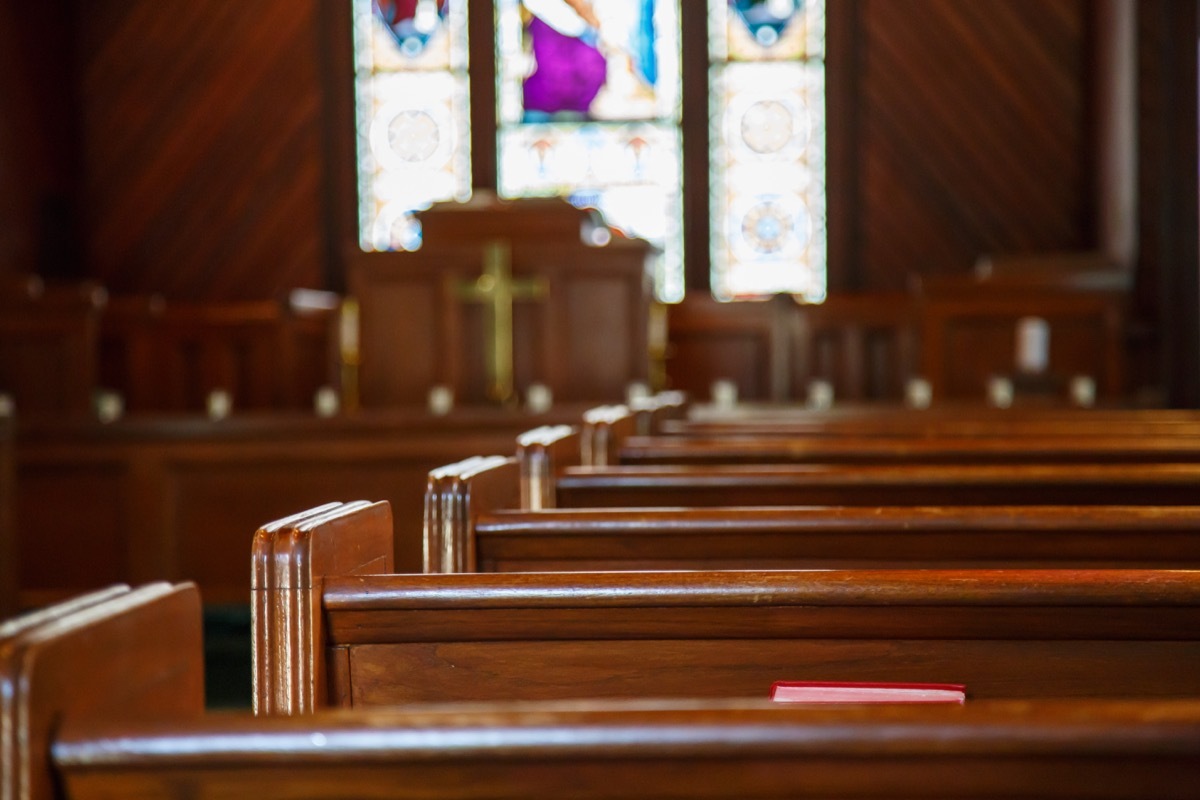 church pew