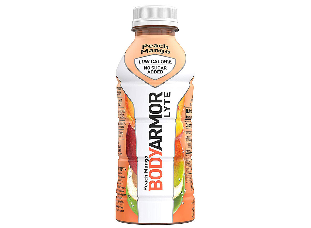 body armor lyte sports drink peach mango