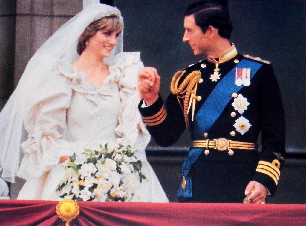 Princess Diana on her wedding day Royal Married Life