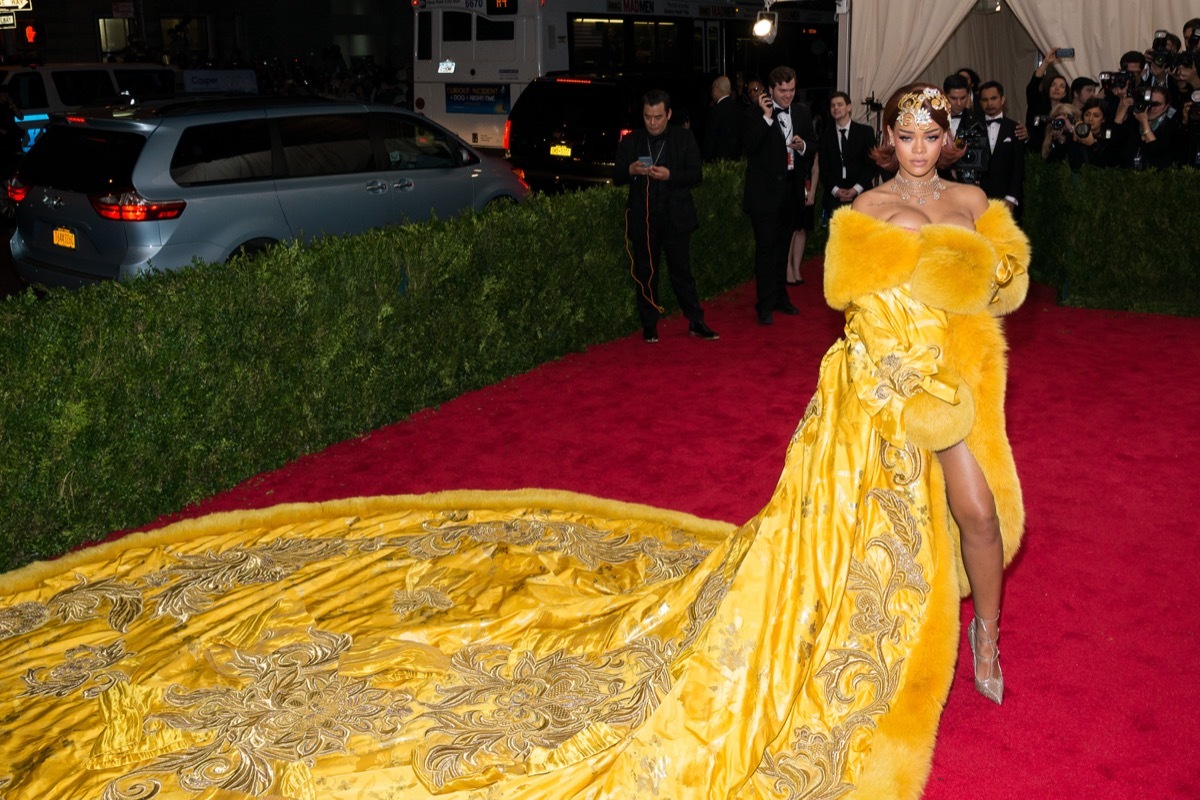 Rihanna at the Met Gala