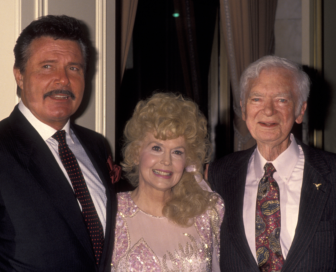 Max Baer Jr., Donna Douglas, and Buddy Ebsen at a party in 1992