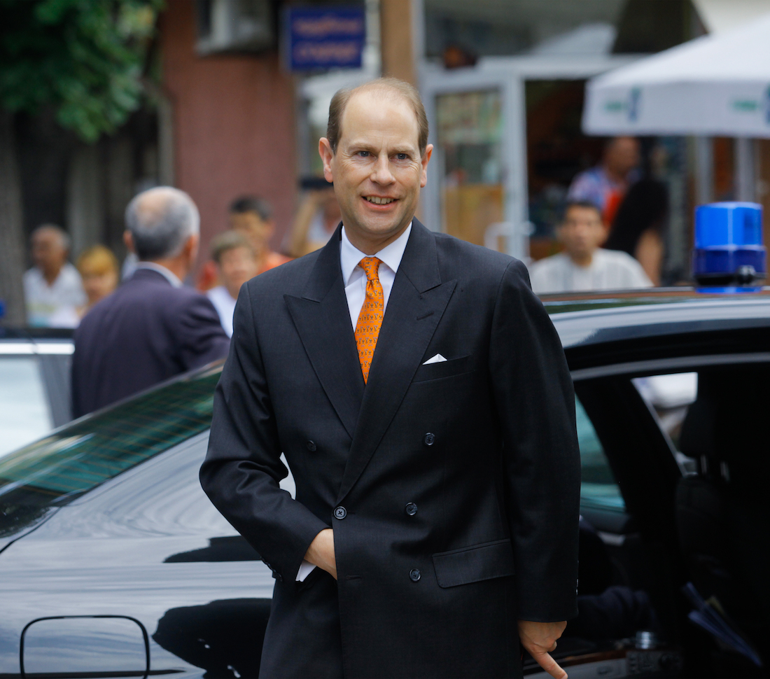 Prince Edward in Bulgaria in 2013