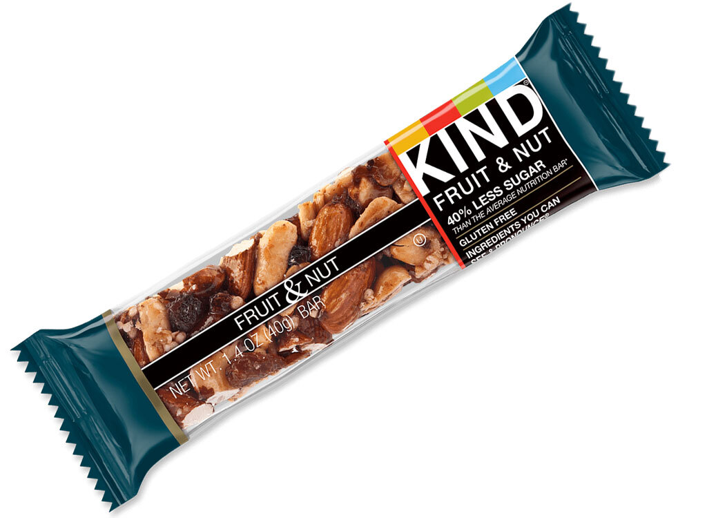 KIND fruit and nut bar - best high protein snacks