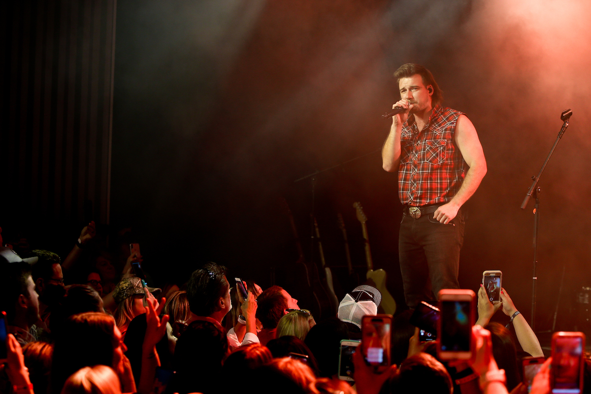 Morgan Wallen performing in Nashville, Tennessee in June 2019