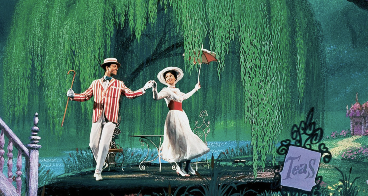 Scene of Marry Poppins.