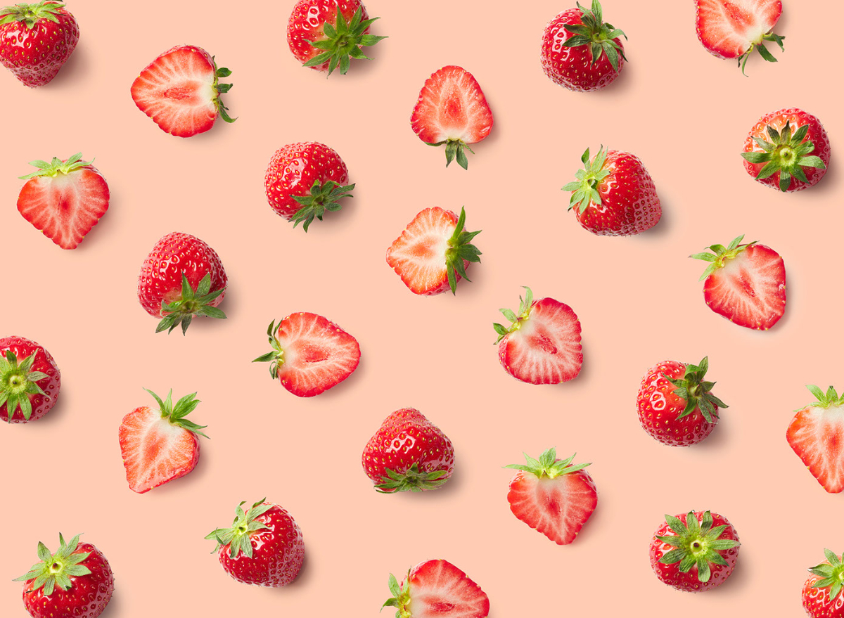 strawberries, sliced