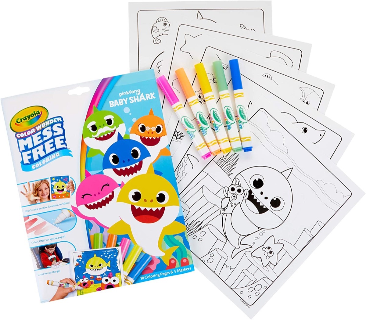 baby shark coloring book