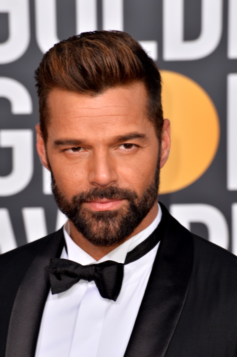 Ricky Martin at the Golden Globe Awards in 2019