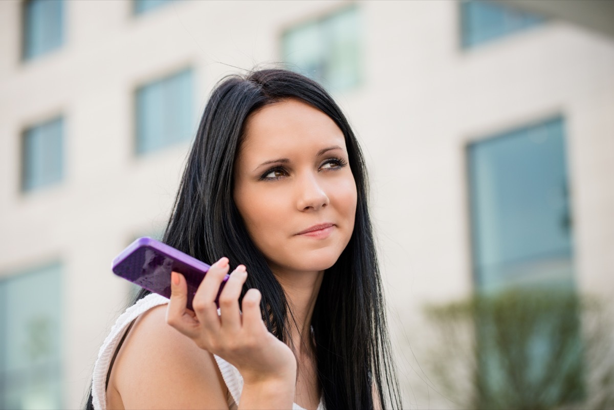 Woman Ignoring Her Phone Slang Terms