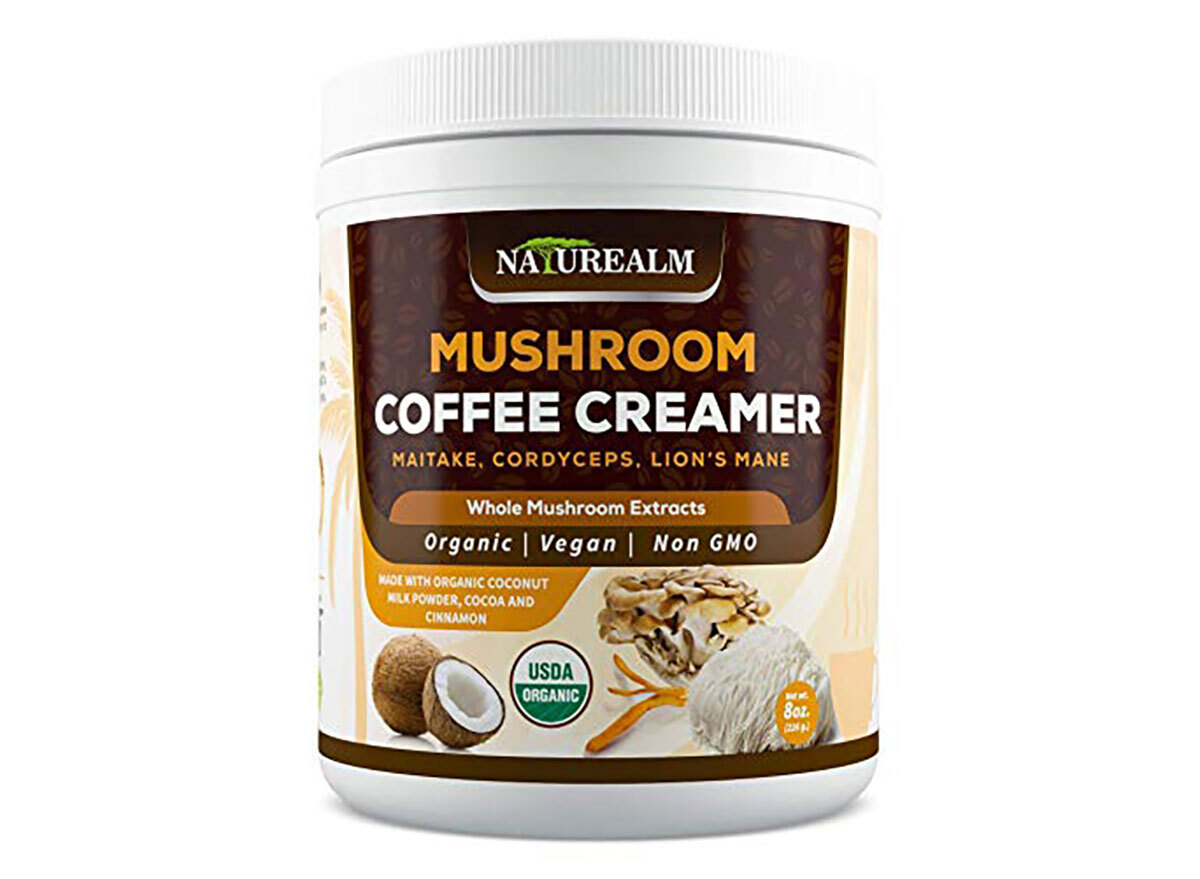 naturealm mushroom coffee creamer tub