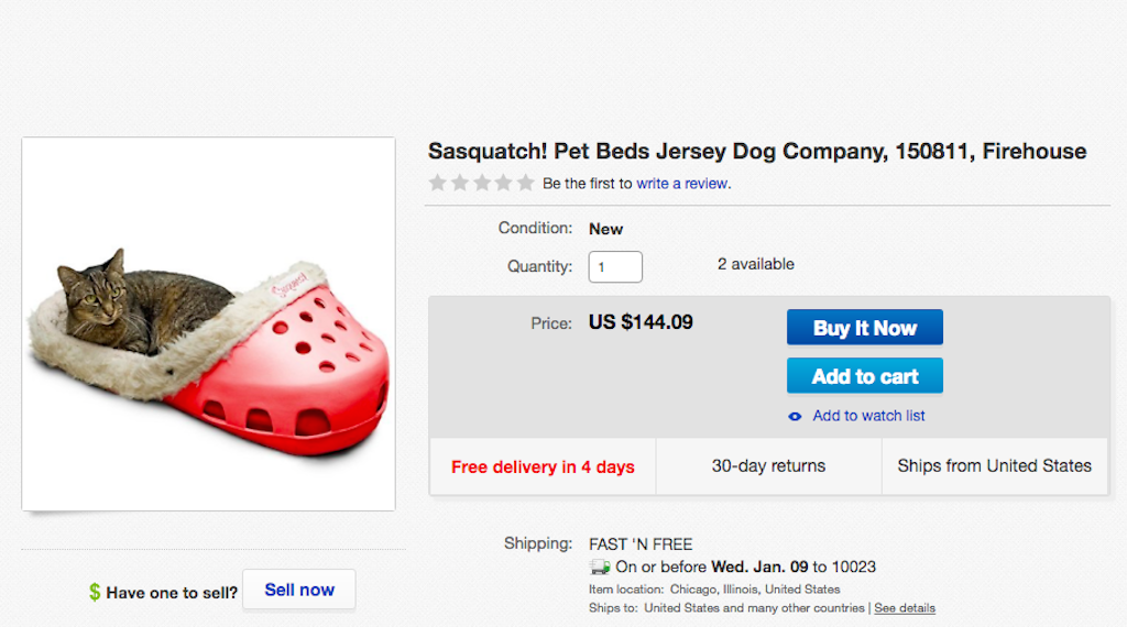 croc shoe bed for pet