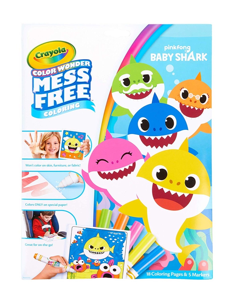 baby shark coloring book