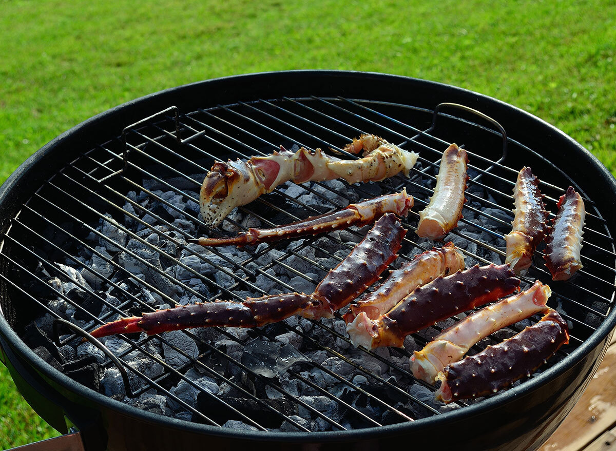 grilled crab legs