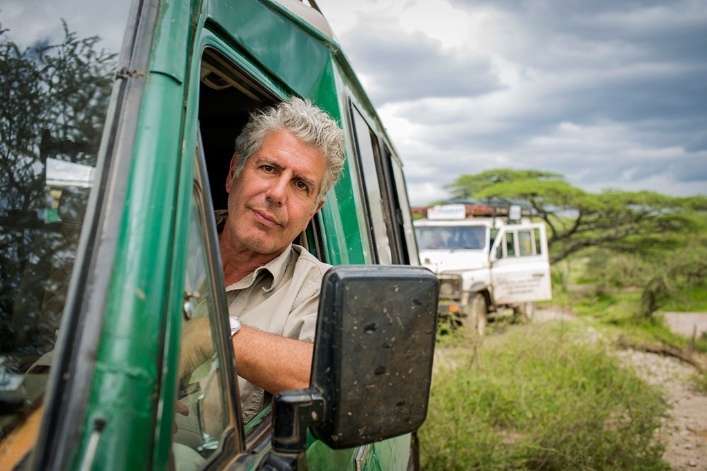 Anthony Bourdain in a truck 2018 pop culture